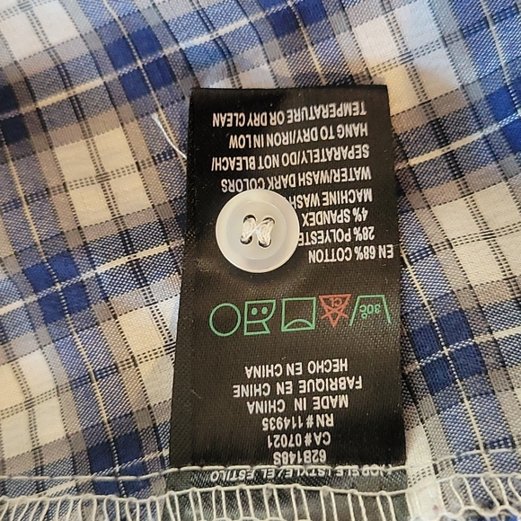 Blue plaid shirt - Picture 4 of 7